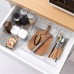 Japanese Style Transparent Desktop Drawer Storage Box Separate Kitchen Tableware Stationery Finishing Small Box Transparent Plastic Compartment