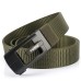 New Toothless Automatic Buckle Belt Nylon Canvas Belt Outdoor Leisure Breathable Belt 3.4CM