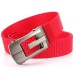 New Toothless Automatic Buckle Belt Nylon Canvas Belt Outdoor Leisure Breathable Belt 3.4CM