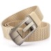 New Toothless Automatic Buckle Belt Nylon Canvas Belt Outdoor Leisure Breathable Belt 3.4CM