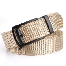 New Toothless Hollow Automatic Buckle Belt Outdoor Leisure Nylon Belt Youth Men's Belt