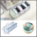Fabric Underwear Storage Box Drawer Type Socks Artifact Put Bra Underwear Separate Lattice Wardrobe Finishing Home