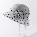 Organza Shade Hat Goddess Temperament Wave Point Flower Pot Hat Spring And Summer New Outdoor Sunscreen Breathable Sun Hat