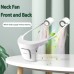 Front And Rear Blower Hanging Neck Fan Portable Outdoor Sports Lazy Hanging Neck Double-Headed Leafless Hanging Neck Fan