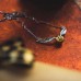 Harry Potter Surroundings Golden Snitch Necklace 925 Silver Electroplating Two-color Real Gold Plated Small and Exquisite Clavicle Chain
