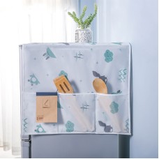 Household Refrigerator Cover Cloth Dust Cover Freezer Top Hanging Bag Storage Bag Color Waterproof Refrigerator Cover Towel