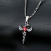 Hip-Hop Authentic Personality Japanese And Korean Simple Titanium Steel Jesus Cross Necklace Men's Jewelry Pendant Women Hip-Hop Authentic Personality Japanese And Korean Simple Titanium Steel Jesus Cross Necklace Men's Jewelry Pendant Women