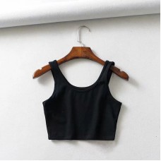 Sports Vest Women's Summer Ins Super Hot Sexy U-Neck Slim Short Quick-Drying Fitness Yoga Underwear