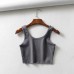 Sports Vest Women's Summer Ins Super Hot Sexy U-Neck Slim Short Quick-Drying Fitness Yoga Underwear