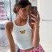 Street Shooting Net Red With The Same Summer Women's New Butterfly Print Camisole