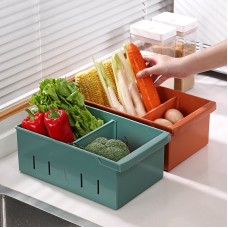 Kitchen Storage Basket Household Plastic Storage Box Storage Basket Desktop Snack Fruit And Vegetable Egg Refrigerator Storage Box