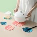 Insulation Pad High Temperature Silicone Anti-Scalding Table Mat Household Cartoon Coaster Casserole Mat Bowl Plate Heat Insulation Mat