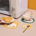 Heat-Resistant Insulation Pad Household Coaster Bowl Pad Kitchen Silicone Anti-Scalding Student Placemat Waterproof And Oil-Proof Tea Cup Table Mat