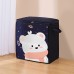 Cartoon Quilt Storage Bag Large Capacity Moisture-Proof And Mildew-Proof Clothes Sorting Bag Zipper Type Moving Luggage Bag