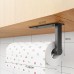 Home Cling Film Holder Long Creative Roll Paper Holder Black Thickened Punch-Free Space Aluminum Wall Hanging Kitchen Towel Holder Home Cling Film Holder Long Creative Roll Paper Holder Black Thickened Punch-Free Space Aluminum Wall Hanging Kitchen Towel Holder