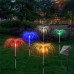 Led Outdoor Waterproof Landscape Light Solar Grass Reed Light Colorful Decorative Jellyfish Light Fiber Optic Light