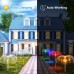 Led Outdoor Waterproof Landscape Light Solar Grass Reed Light Colorful Decorative Jellyfish Light Fiber Optic Light