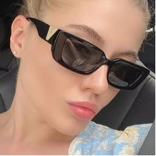 Trendy New Sunglasses Fashion Simple Square Hip-Hop Glasses Net Red With The Same Paragraph Street Shooting Sunscreen Sunglasses