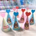 Cake Decoration Mini Birthday Hat Plug-In Set Cute Love Bear Birthday Baking Card Decoration