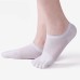 Five-Finger Socks 100% Cotton Men's Mesh Summer Thin Cotton Deodorant Socks Low-Top Split-Toe Socks Men's Socks