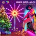LED Fireworks Lights 24 Magic Color Bluetooth App Control Music Voice Control Atmosphere Decorative Lights