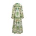 Ladies Commuter Temperament Slim Bag Hip Swing Dress