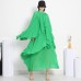 Temperament Elegant Chiffon Skirt Summer New Fashion Stand Collar Cape Sleeve Elegant Layered Dress For Women