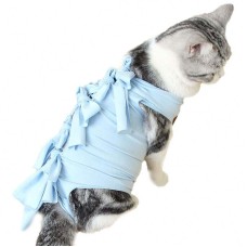 Pet Postoperative Recovery Clothes Female Cat Straps Sterilization Clothes Cat Weaning Clothes Breathable Physiological Clothes Anti-Licking And Anti-Biting