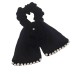 Korean Velvet Head Rope Black Light Luxury Temperament Pearl Hair Ring Large Intestine Ring Rubber Band