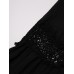 Elegant Dress For Women Stand Collar Long Sleeve High Waist Solid Midi Dresses Female Spring Clothing Style