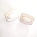 New Oil Dripping White Silver Needle Same Style Ear Clip Without Pierced Earrings Female Fashion Accessories