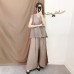 Summer New Temperament Women Loose Casual Pleated Sleeveless Vest Loose Wide Leg Pants Sets Female Fashion Summer New Temperament Women Loose Casual Pleated Sleeveless Vest Loose Wide Leg Pants Sets Female Fashion