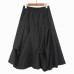 Ladies Irregular Pleated Dark Skirt New Loose Fashion Mid Length Skirt