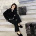 Sportswear Suit Spring And Autumn Women's Knitted Sweater Wide-Leg Pants Casual Two-Piece Set