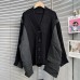 Patchwork Colorblock Knitting Open Stitch Female V Neck Long Sleeve Loose Sweaters For Woman Autumn Fashion Clothes