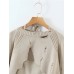 Slim Two Piece Set Womens Round Neck Long Sleeve Top Square Collar Sleeveless Sling Mini Dress Knitting Sets