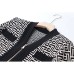 New Autumn Spring Elegant Texture Pattern Elastic Knitted Casual Women 2 Pieces Skirt Sets Sweater Jacket Suits