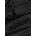 Sweet Skirt In Spring And Summer New Style Fungus Lace Crepe Splicing Loose And Versatile Thin Mid Length Skirt
