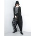 High Elastic Waist Black Plaid Long Harem Trousers New Loose Fit Pants Women Fashion Tide Spring Autumn