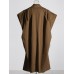 Double Breasted Trench Coat For Women Lapel Sleeveless Sashes Solid Casual WaistCoats Female Clothing Korean