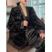 Winter Coat Women's Net Red Popular Sequins Black Premium Top Unique Long Sleeve Vintage Chinese Cardigan