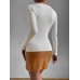 Autumn Women's Knitwear Slim Long Sleeve Top Women's Amazon Solid High Neck Sweater
