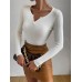 Autumn Women's Knitwear Slim Long Sleeve Top Women's Amazon Solid High Neck Sweater