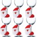 New Christmas Wine Cup Set Santa Claus Snowman Reindeer Christmas Home Decoration