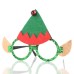 Christmas Glasses Christmas Party Decorative Articles Deer Horn Owl Red Nosed Christmas Ornament