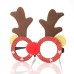Christmas Glasses Christmas Party Decorative Articles Deer Horn Owl Red Nosed Christmas Ornament