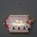 New Christmas Decorative Door Plate LED Light Party Party New Year Holiday Articles Props Wall Hanging Decoration