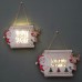 New Christmas Decorative Door Plate LED Light Party Party New Year Holiday Articles Props Wall Hanging Decoration
