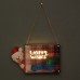 New Christmas Decorative Door Plate LED Light Party Party New Year Holiday Articles Props Wall Hanging Decoration