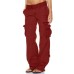 Retro French Wide Leg Women's Multi Pocket Casual Loose Straight Overalls
